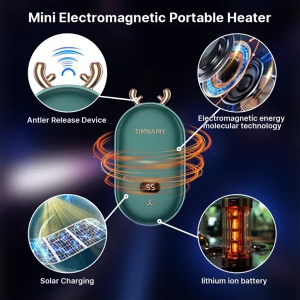 JUXYUE Mini Electromagnetic Portable Heater, Mini Electromagnetic Portable  Heater, Portable Kinetic Molecular Heater 
